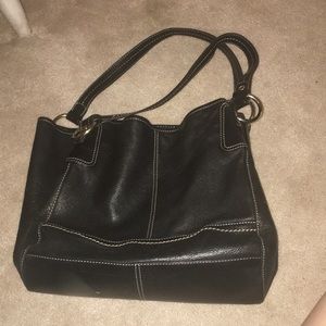 Roomy bag with floral liner